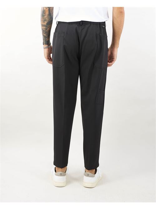 Virgin wool trousers with elastic waistband and pences Yes London YES LONDON | Pants | XP326599